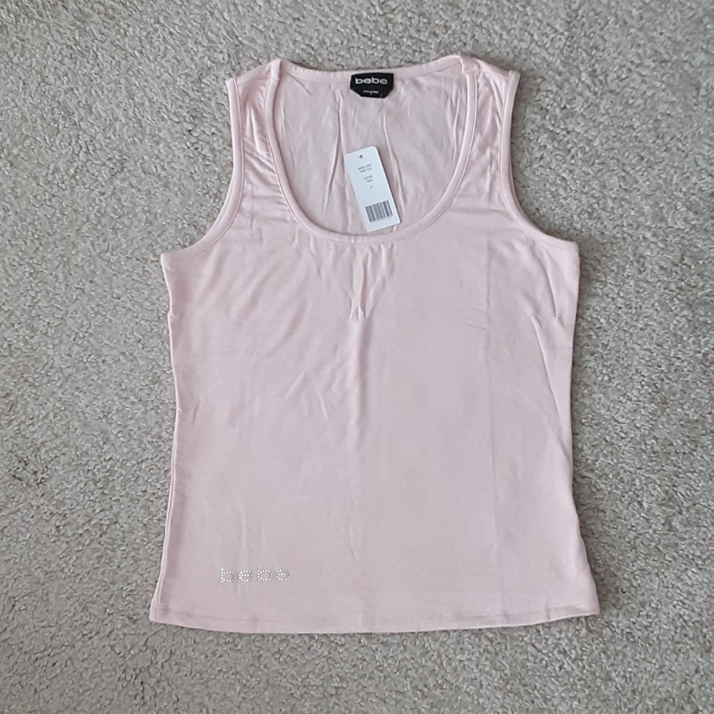 Bebe Basic Knit Tank Top